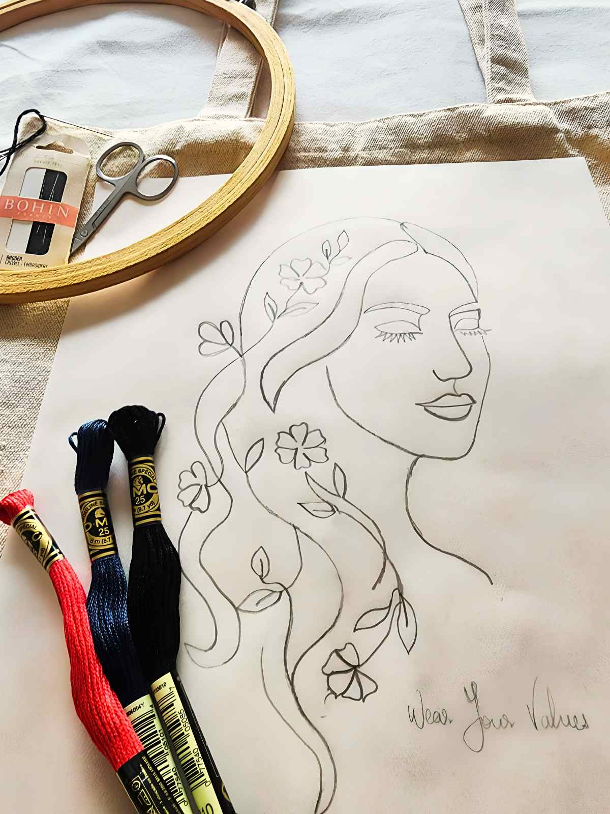 Women of the World — Hand Embroidery Tutorial Vol. 1 - Wear Your Values